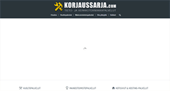 Desktop Screenshot of korjaussarja.com